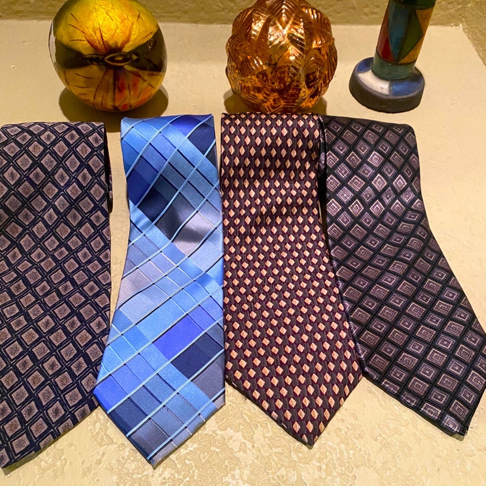 4 Silk Ties